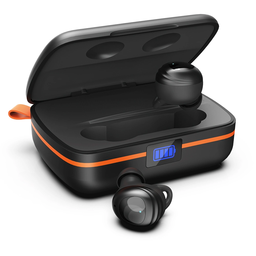 Wireless Earphones with Portable Charging Case and Bluetooth Connectivity